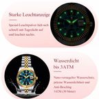 Elegante Damenarmbanduhr – Luxus-Design aus Edelstahl