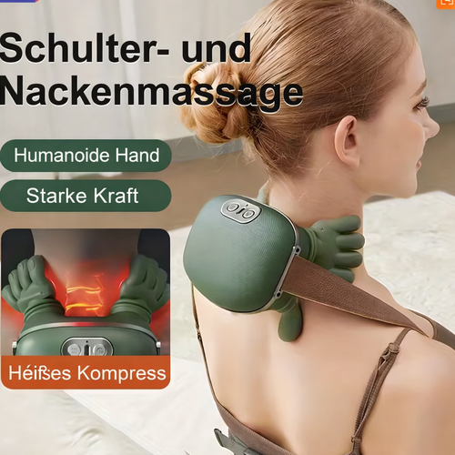 NORVA™ – Elektrischer Nacken- & Schultermassager mit Wärme