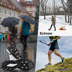 Anti-Rutsch-Eiskrallen mit 5 Stahlzacken