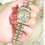 Elegante Damenarmbanduhr – Luxus-Design aus Edelstahl