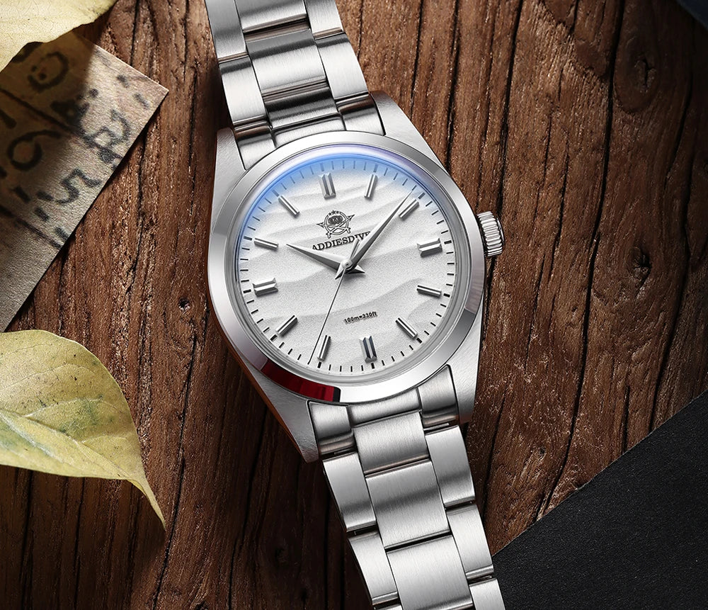 Elegante Herrenarmbanduhr – Edelstahl, Quarz & 100 m Wasserdicht