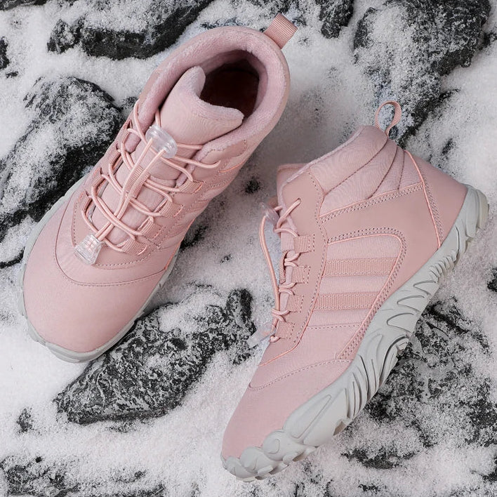 Unisex Winter-Barfußboots – wasserdicht, warm gefüttert & rutschfest (Walking / Outdoor / leichte Wanderung